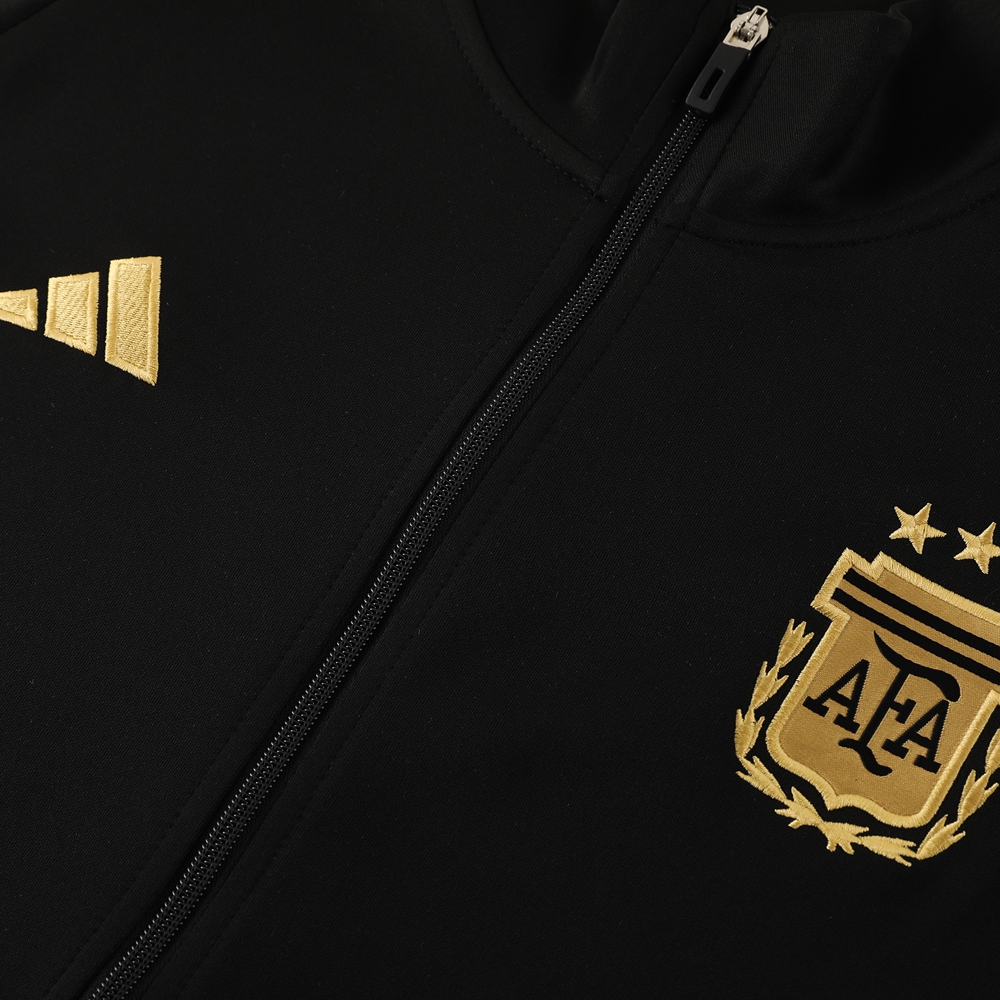 2024 Argentina Black Jacket Tracksuit/ 2024阿根廷黑色夹克训练服