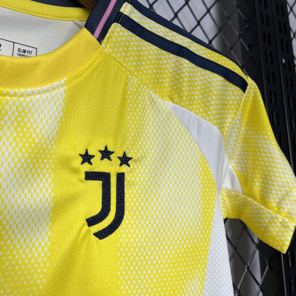 24-25 Juventus Away kids kit /24-25尤文图斯客场童装