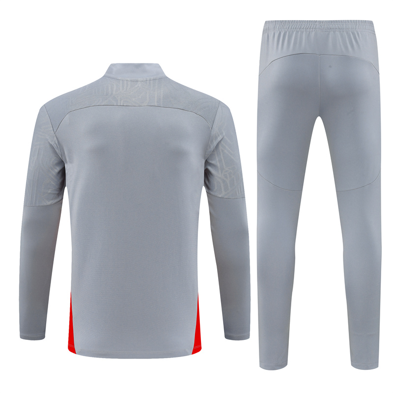 24-25 AC Milan Grey Training Suit/24-25AC米兰半拉训练服