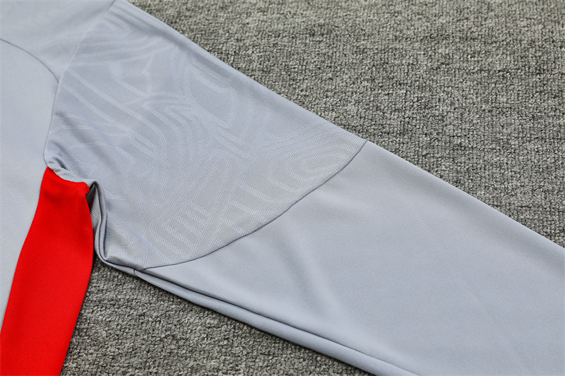 24-25 AC Milan Grey Training Suit/24-25AC米兰半拉训练服