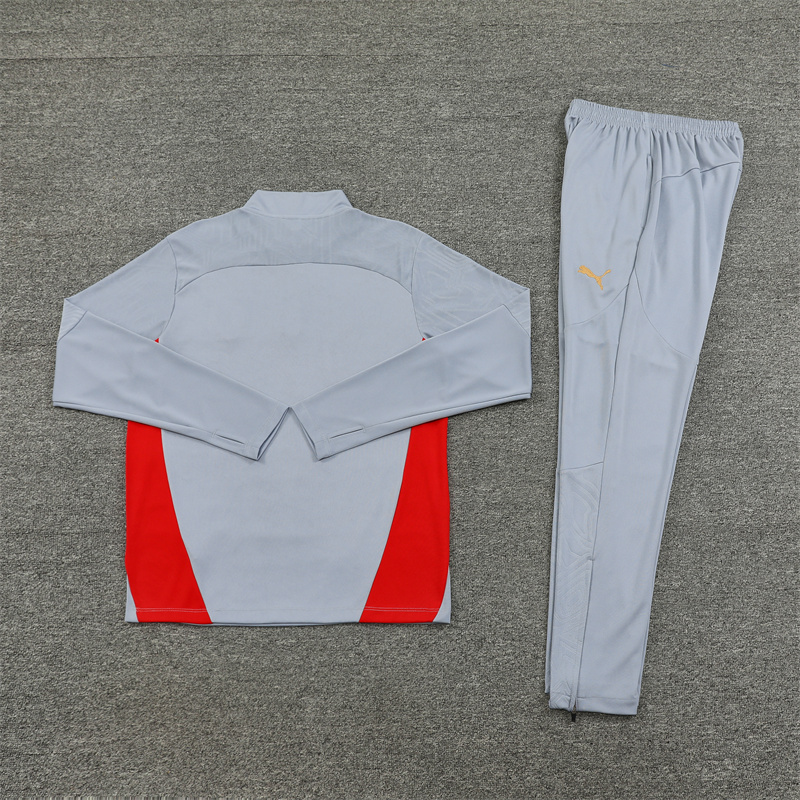 24-25 AC Milan Grey Training Suit/24-25AC米兰半拉训练服