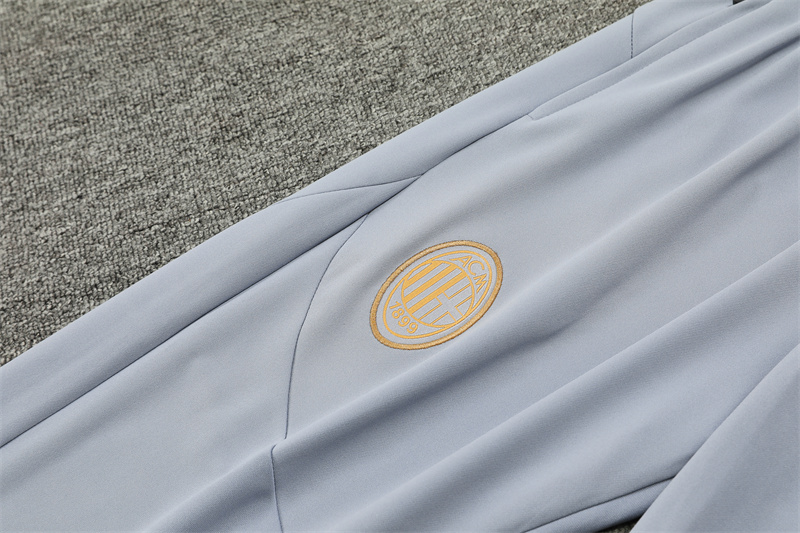 24-25 AC Milan Grey Training Suit/24-25AC米兰半拉训练服