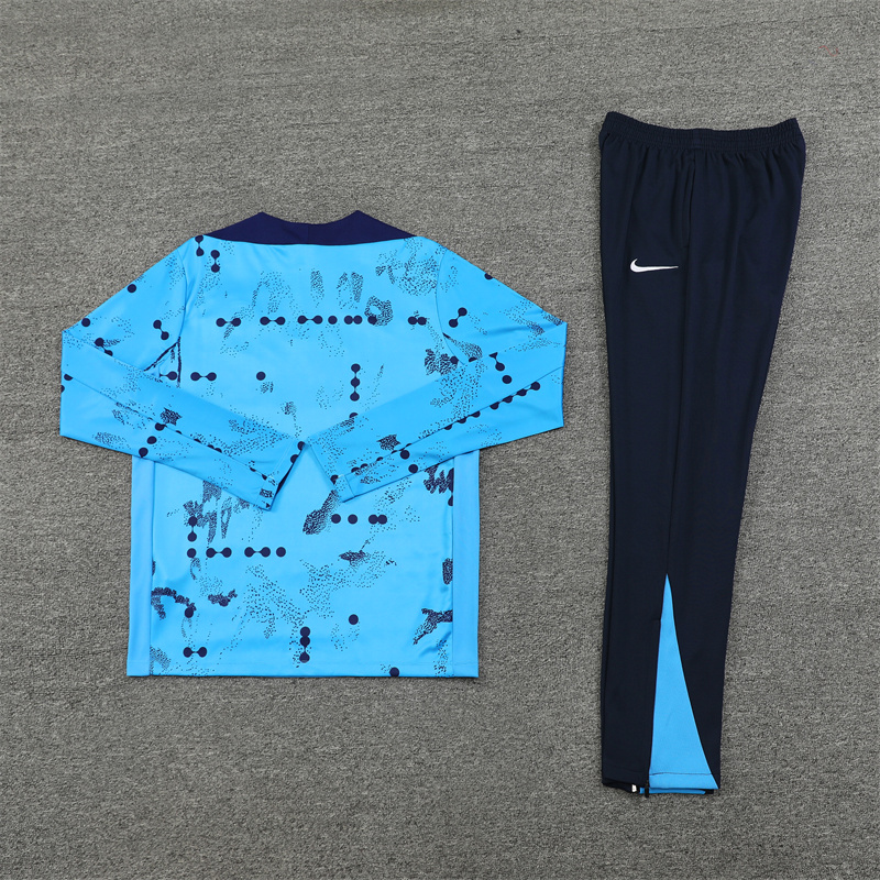24-25 Chelsea Blue Training Suit/24-25切尔西半拉训练服