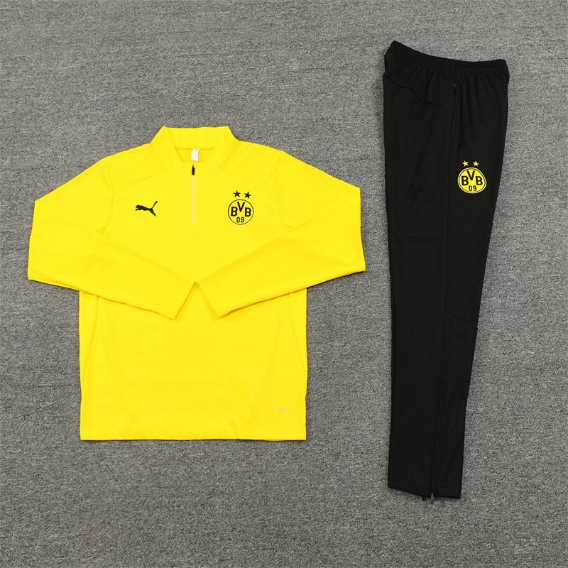24-25 Borussia Dortmund Yellow Training Suit/24-25多特蒙德半拉训练服