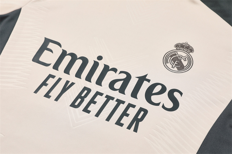 24-25 Real Madrid Player Version Training Suit/24-25皇马半拉训练服,球员版