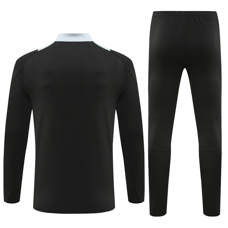24-25 Manchester United Black Training Suit/ 24-25曼联半拉训练服