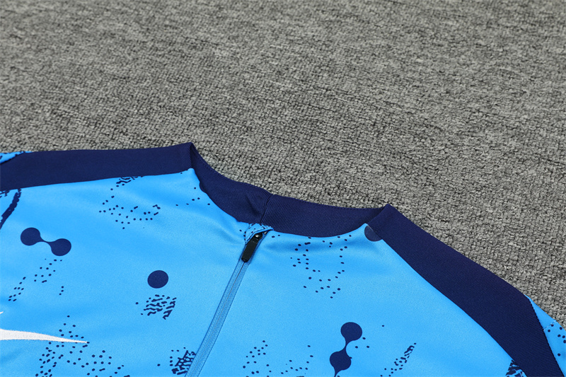24-25 Chelsea Blue Training Suit/24-25切尔西半拉训练服