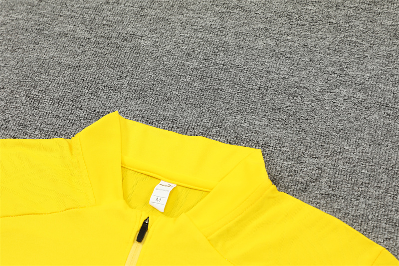 24-25 Borussia Dortmund Yellow Training Suit/24-25多特蒙德半拉训练服