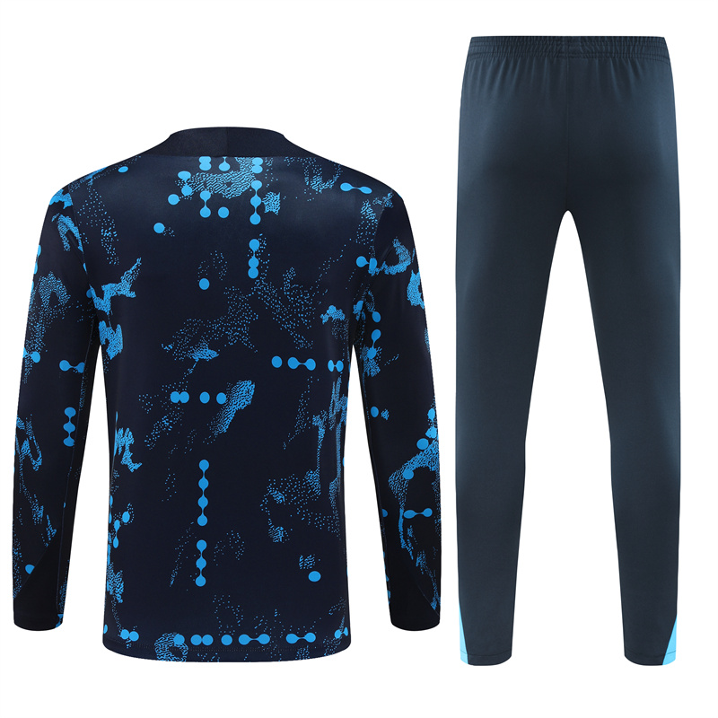 24-25 Chelsea Royal Blue Training Suit/24-25切尔西半拉训练服