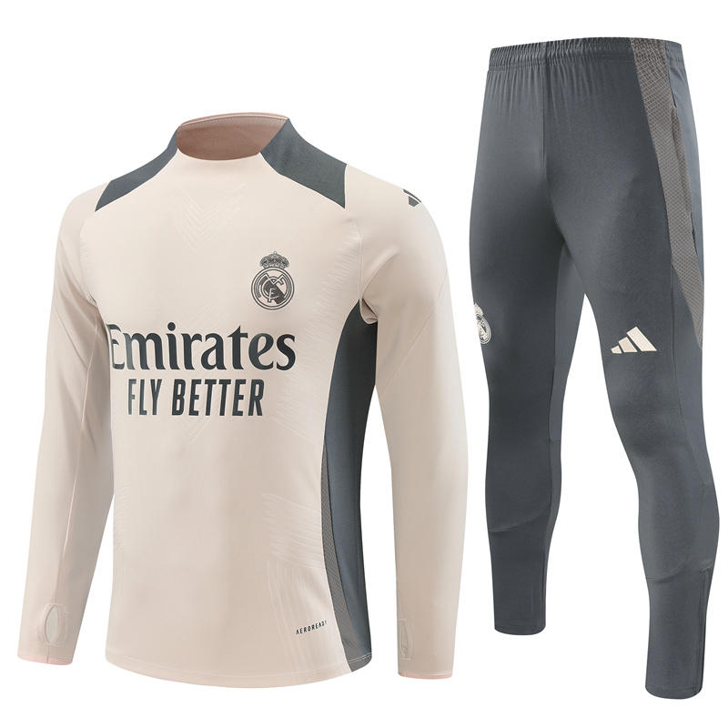 24-25 Real Madrid Player Version Training Suit/24-25皇马半拉训练服，球员版