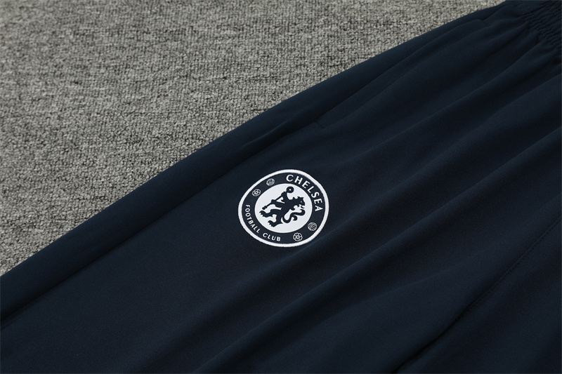 24-25 Chelsea Blue Training Suit/24-25切尔西半拉训练服