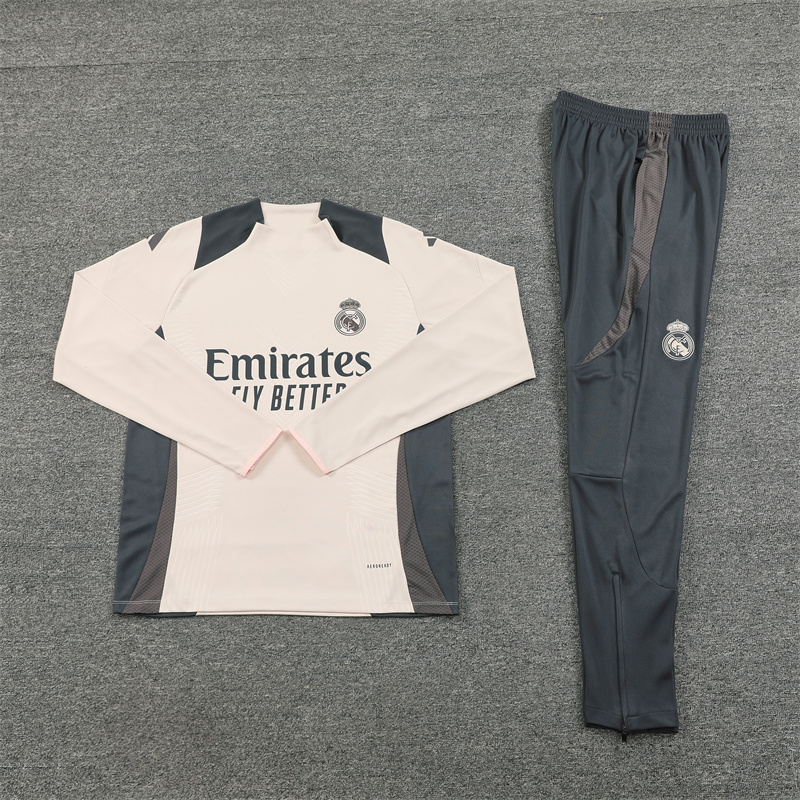 24-25 Real Madrid Player Version Training Suit/24-25皇马半拉训练服,球员版