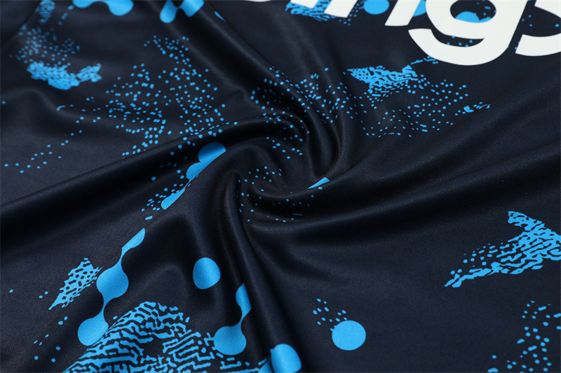 24-25 Chelsea Royal Blue Training Suit/24-25切尔西半拉训练服