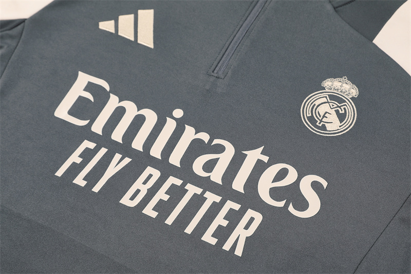 24-25 Real Madrid Training Suit/ 24-25皇马半拉训练服