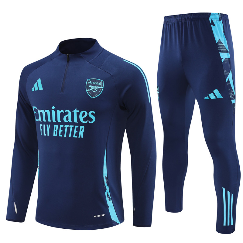 24-25 Arsenal Blue Training Suit/ 24-25 阿森纳蓝色训练服