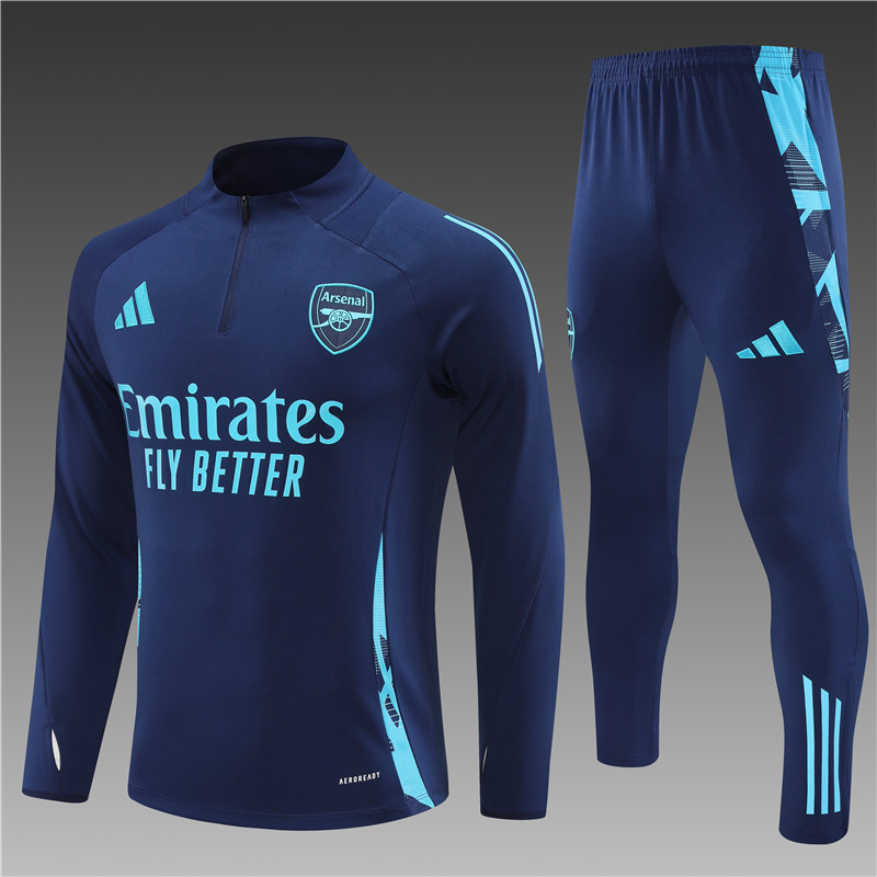 24-25 Arsenal Blue Training Suit/ 24-25 阿森纳蓝色训练服