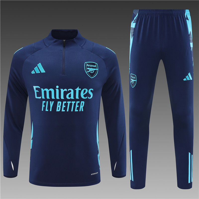 24-25 Arsenal Blue Training Suit/ 24-25 阿森纳蓝色训练服