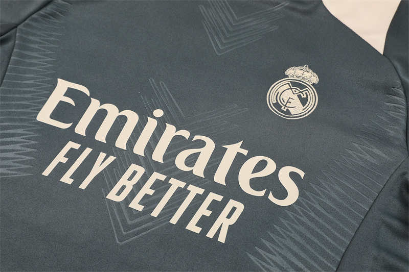 24-25 Real Madrid Player Version Training Suit/24-25皇马半拉训练服，球员版