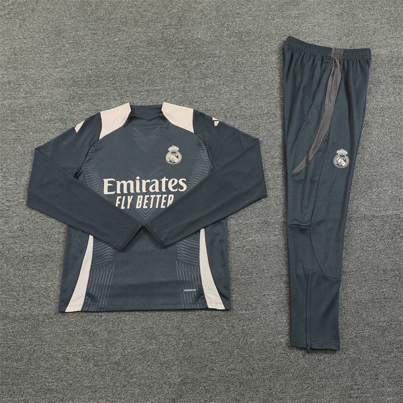 24-25 Real Madrid Player Version Training Suit/24-25皇马半拉训练服，球员版