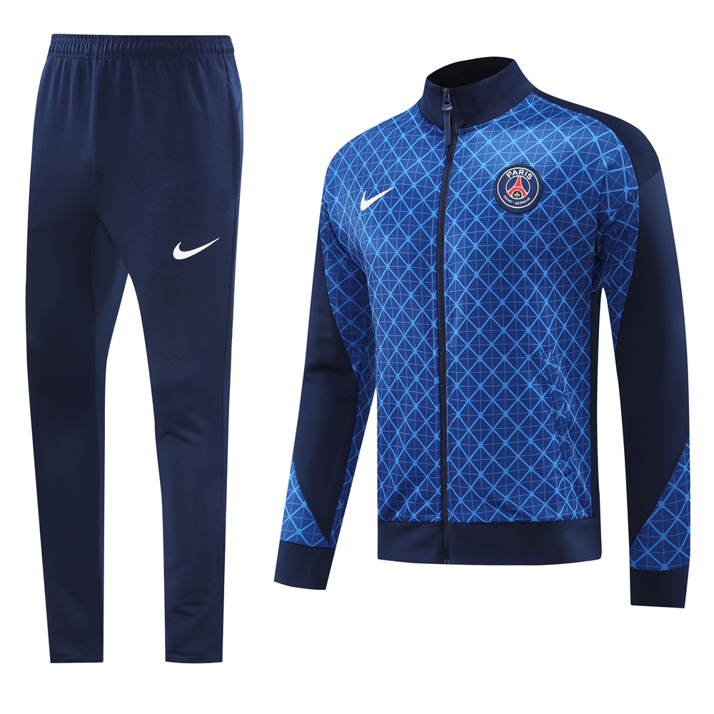 24-25 PSG Blue Jacket Tracksuit/ 24-25巴黎夹克训练服