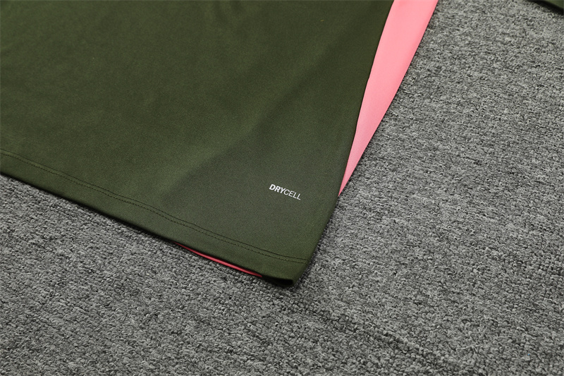 24-25 Manchester City Army Green Training Suit/24-25曼城半拉训练服