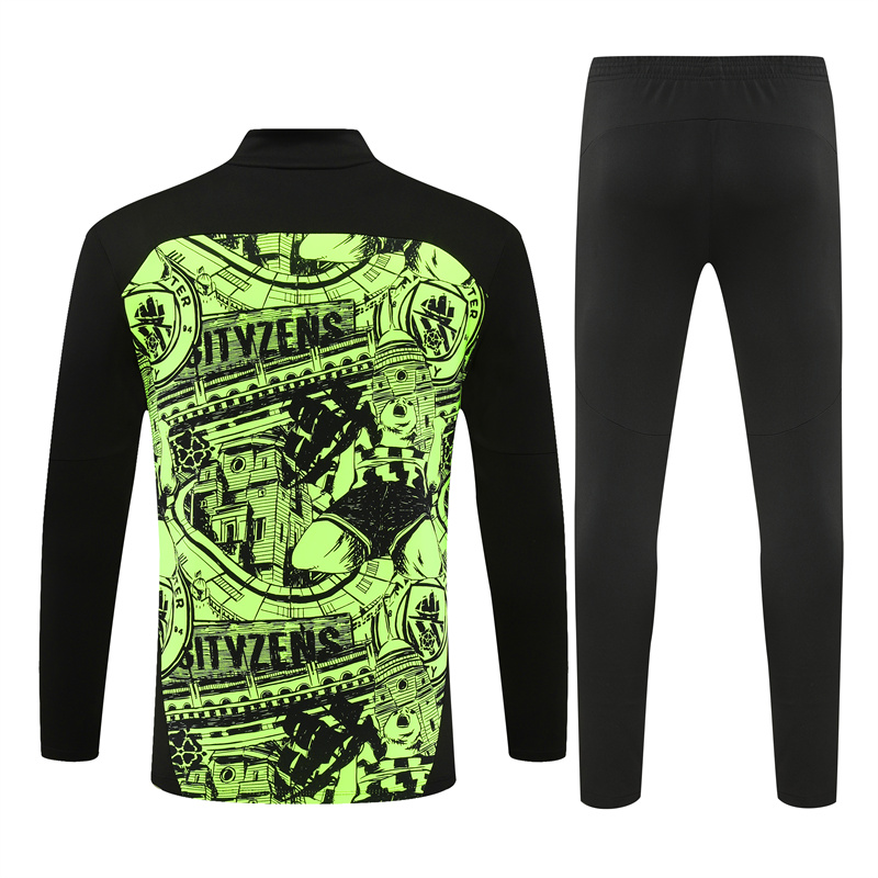 24-25 Manchester City Camouflage style Training Suit/24-25曼城半拉训练服