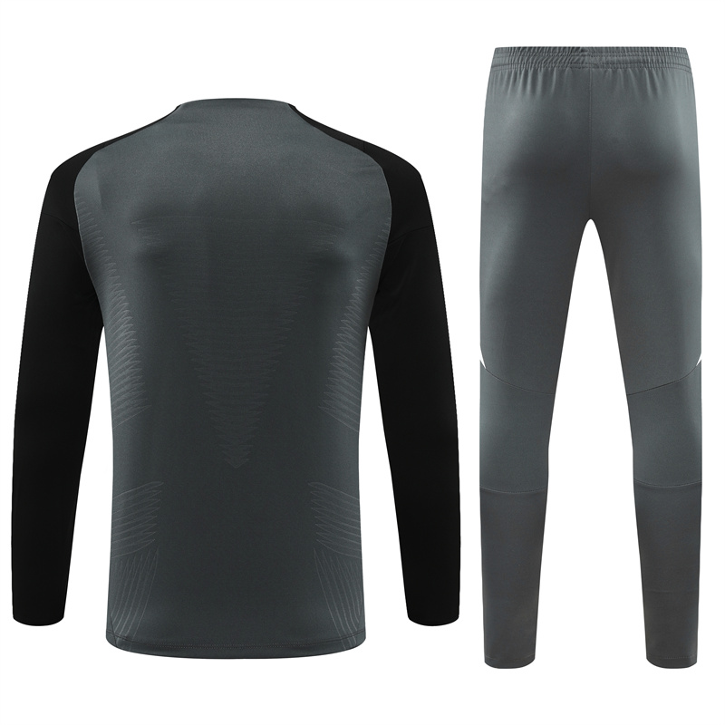 24-25 Manchester United Grey Player Version Training Suit/24-25曼联半拉训练服，球员版