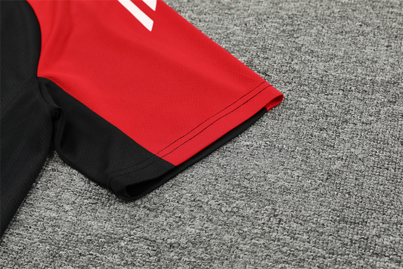 24-25 Arsenal Black Short Sleeve Training Suit/ 24-25阿森纳短袖训练服