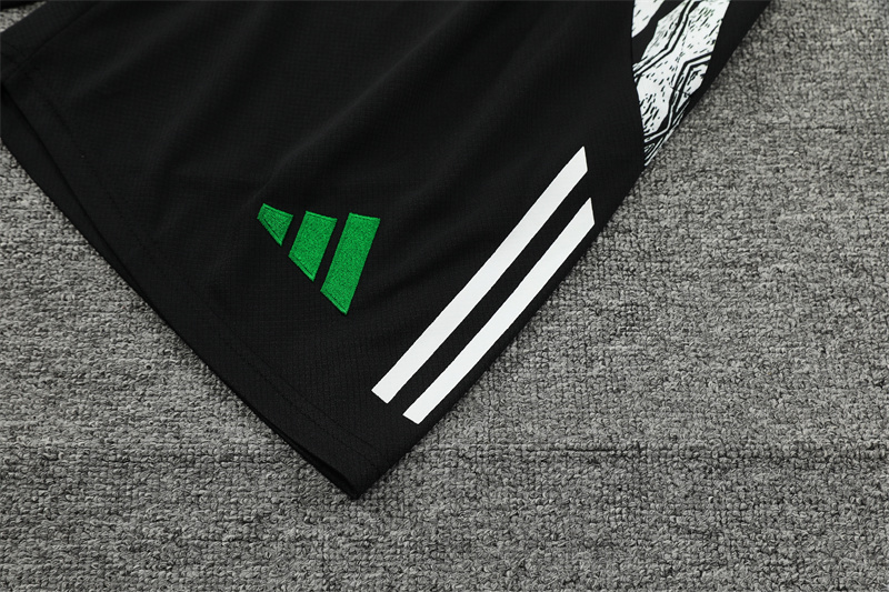 24-25 Arsenal Black Short Sleeve Training Suit/ 24-25阿森纳短袖训练服