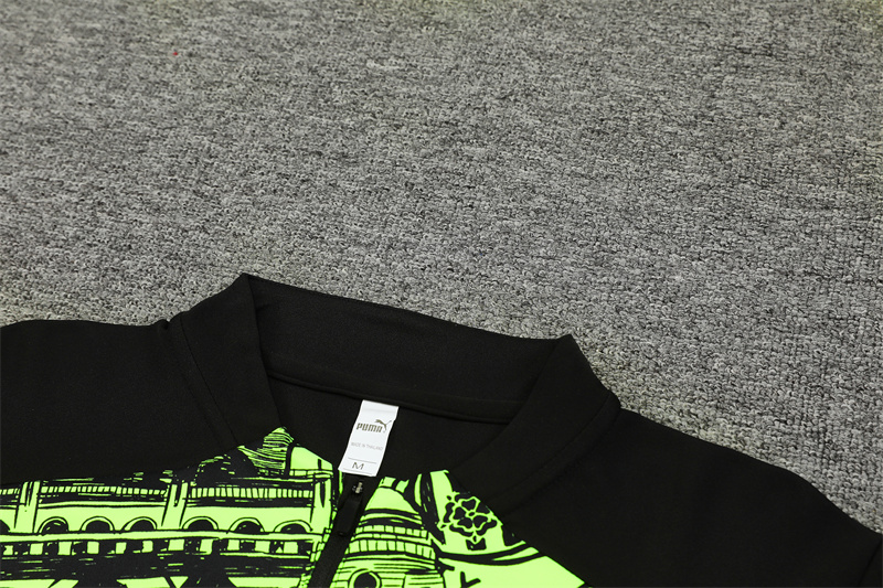 24-25 Manchester City Camouflage style Training Suit/24-25曼城半拉训练服