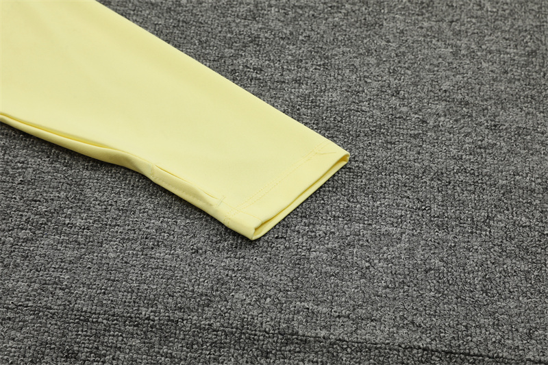 24-25 Manchester City Yellow Training Suit/24-25曼城半拉训练服