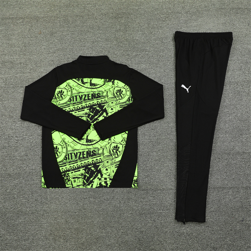 24-25 Manchester City Camouflage style Training Suit/24-25曼城半拉训练服