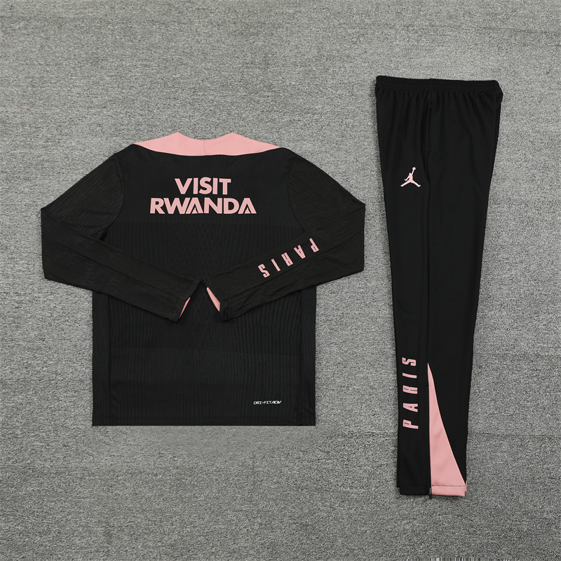 24-25 PSG Black and Pink Player Training Suit/24-25PSG巴黎训练服,球员版
