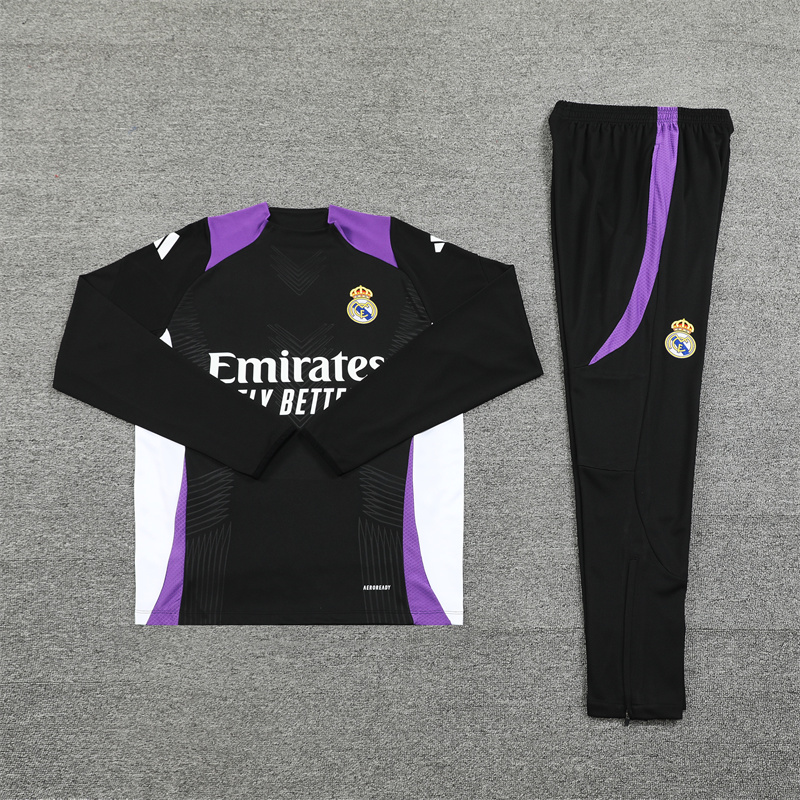 24-25 Real Madrid Player Version Training Suit/24-25皇马半拉训练服,球员版