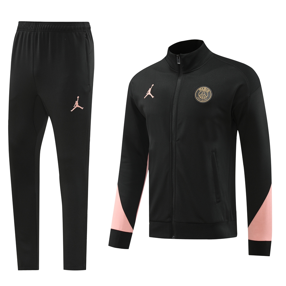 24-25 PSG Black Jacket Tracksuit/ 24-25巴黎夹克训练服