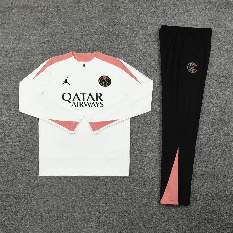 24-25 PSG White Player Training Suit/24-25PSG巴黎白色训练服,球员版