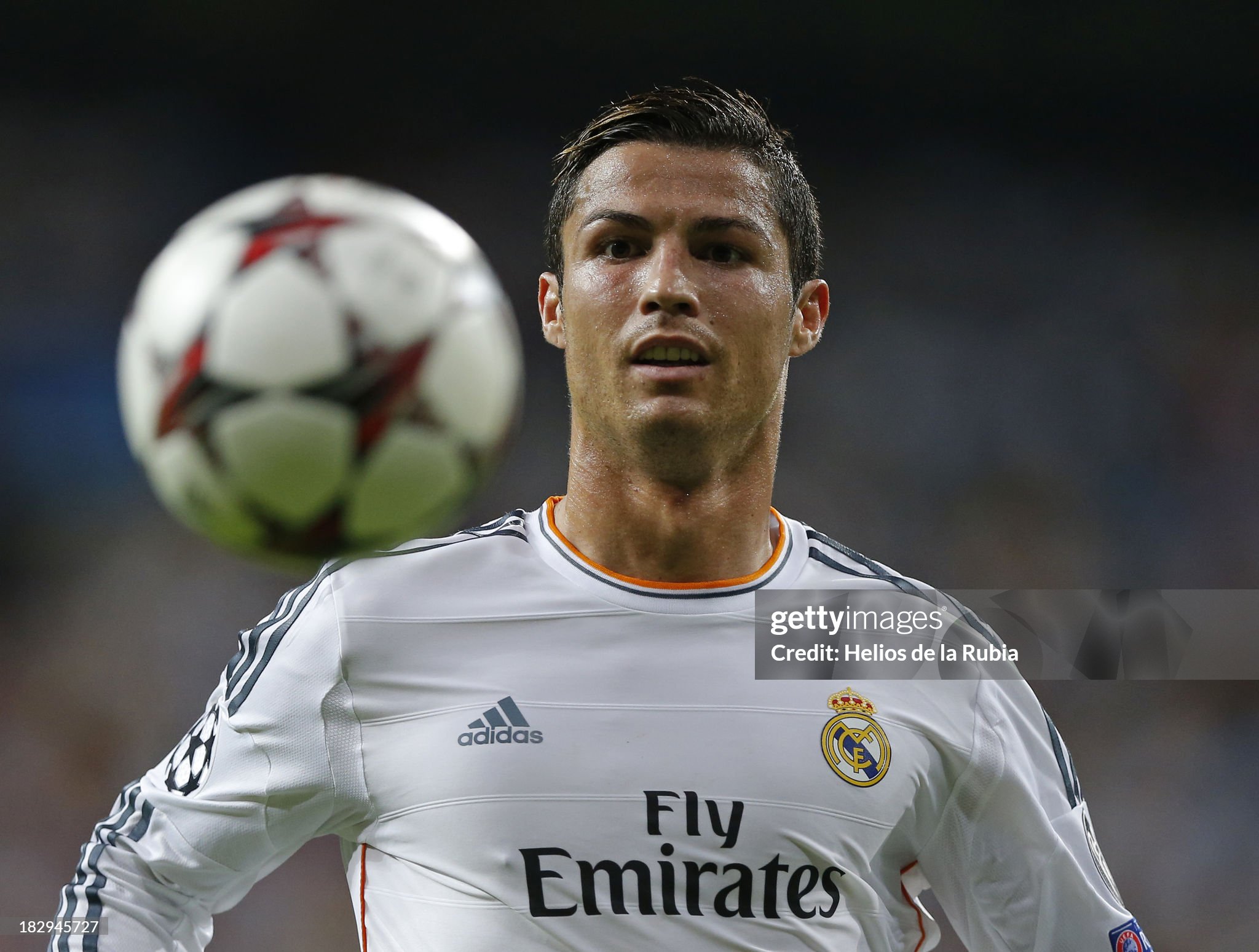 13-14 Real Madrid Home Retro Player Long Sleeve Jersey/13-14皇马主场球员长袖
