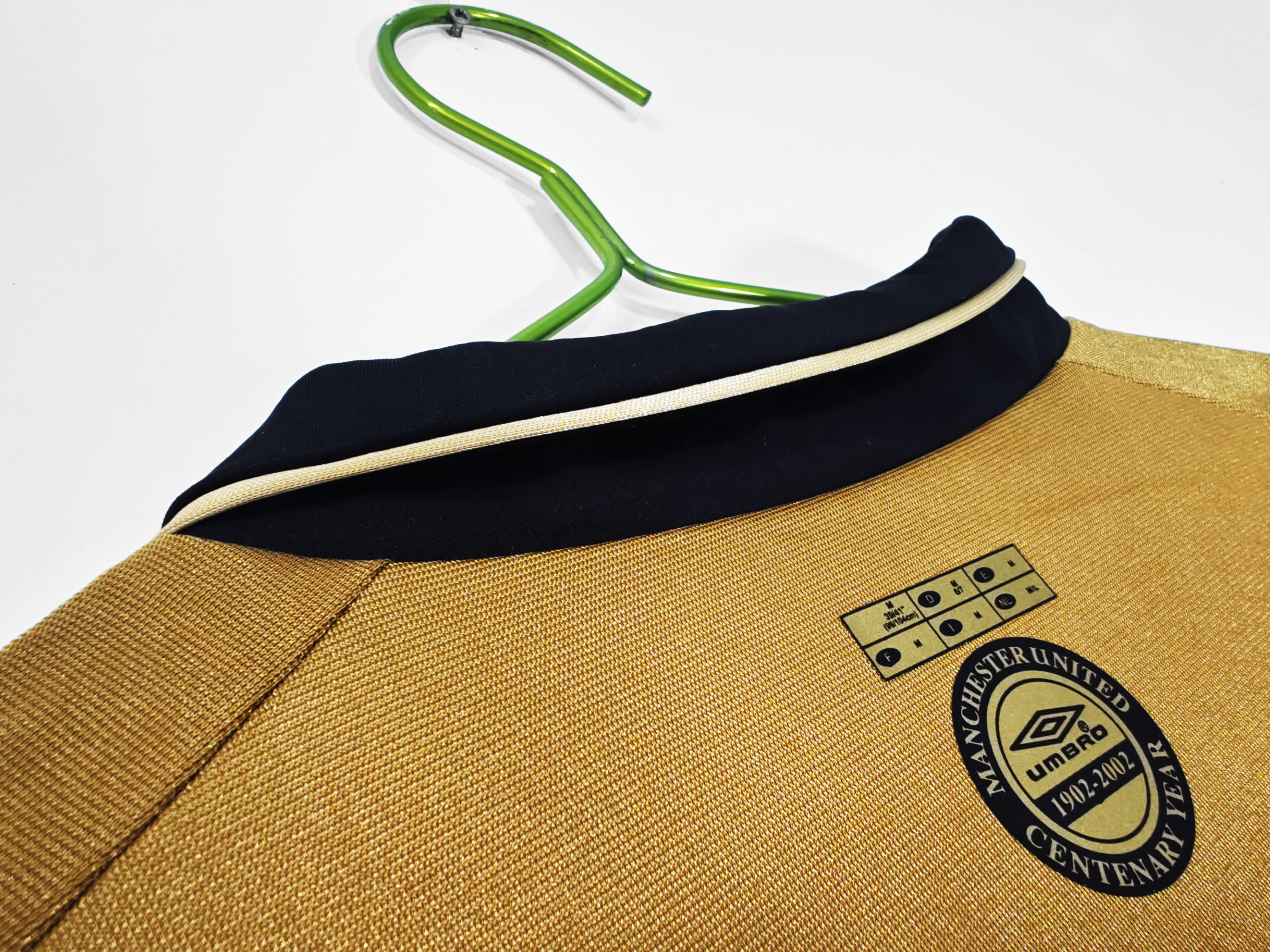 01-02 Manchester United Reversible Centenary Edition  Jersey/01-02 曼联百周年双面长袖复古