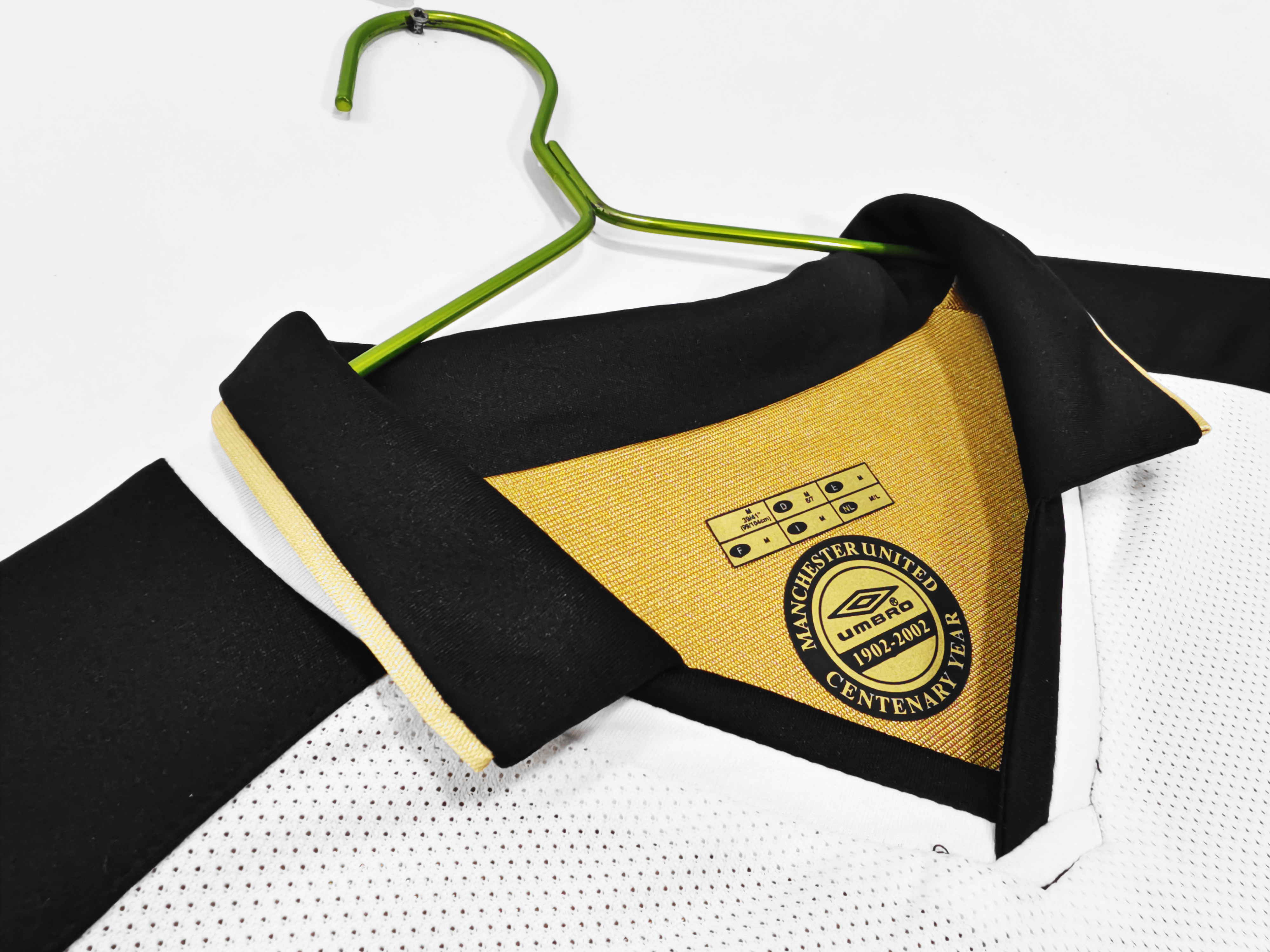 01-02 Manchester United Reversible Centenary Edition  Jersey/01-02 曼联百周年双面长袖复古