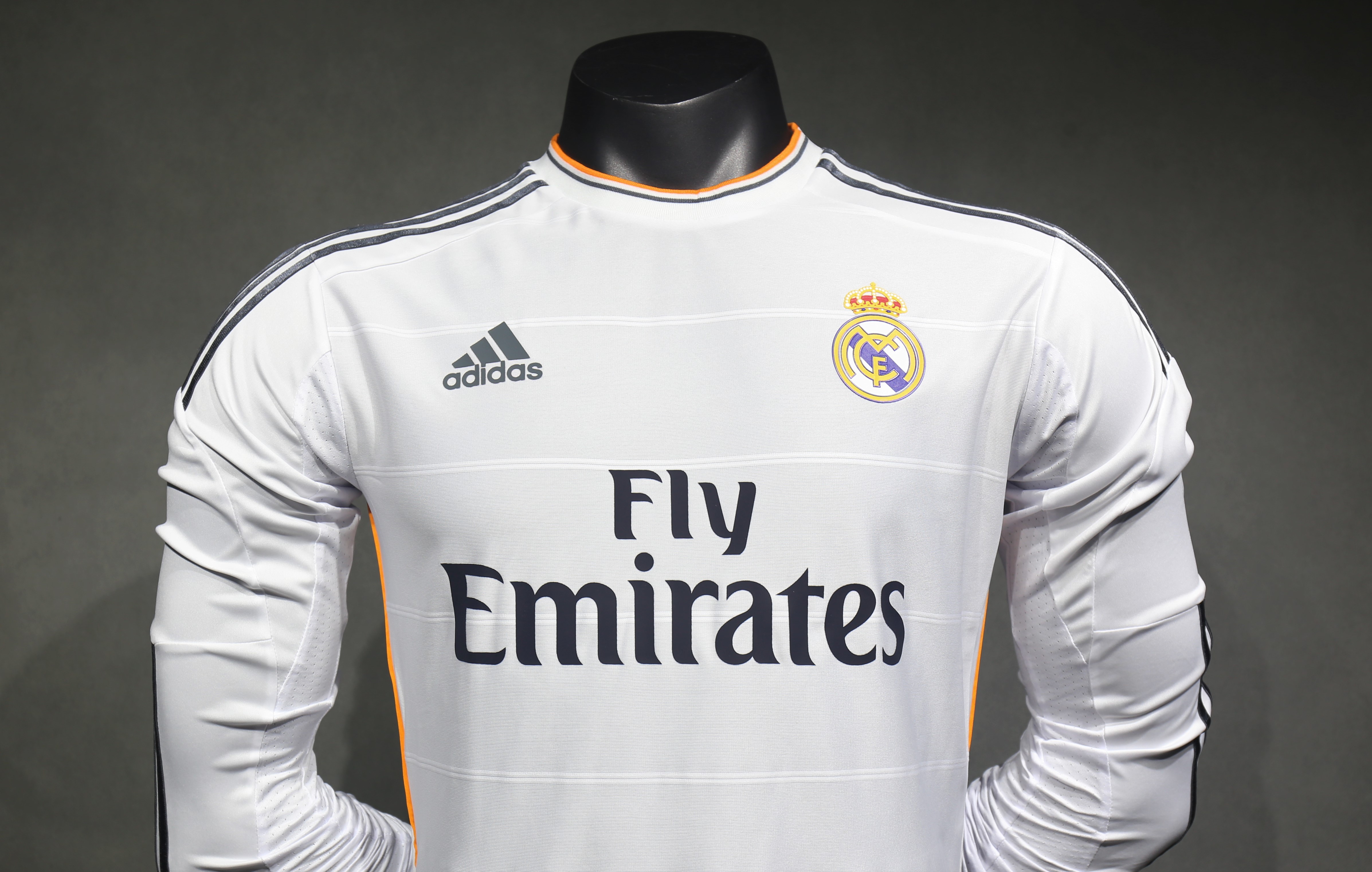 13-14 Real Madrid Home Retro Player Long Sleeve Jersey/13-14皇马主场球员长袖