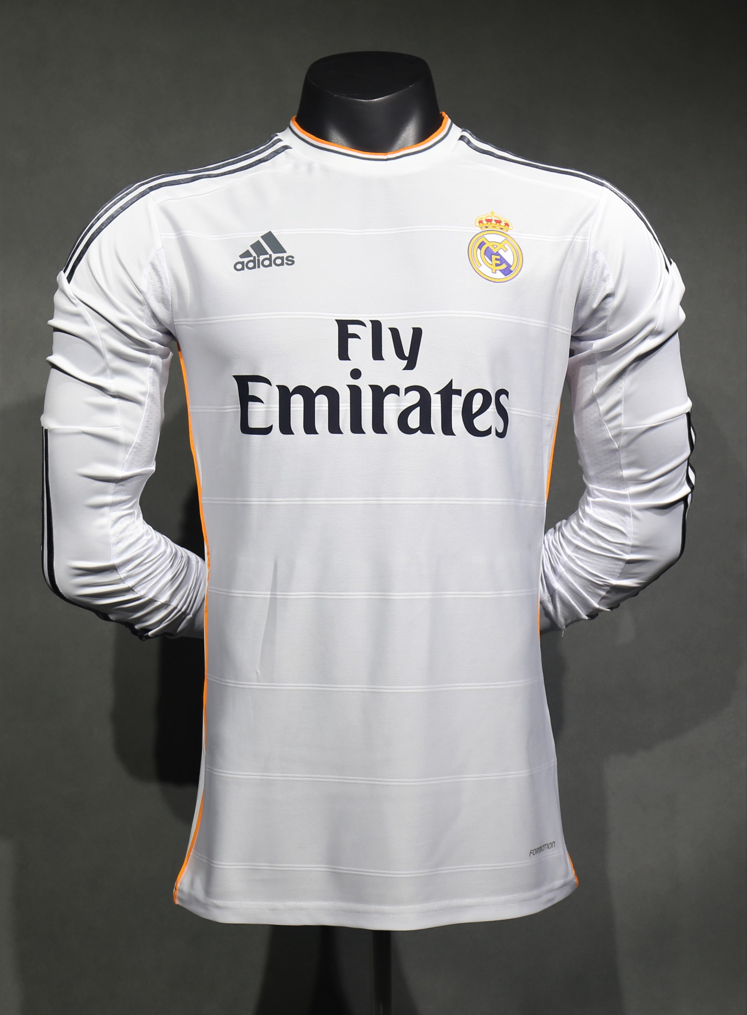 13-14 Real Madrid Home Retro Player Long Sleeve Jersey/13-14皇马主场球员长袖