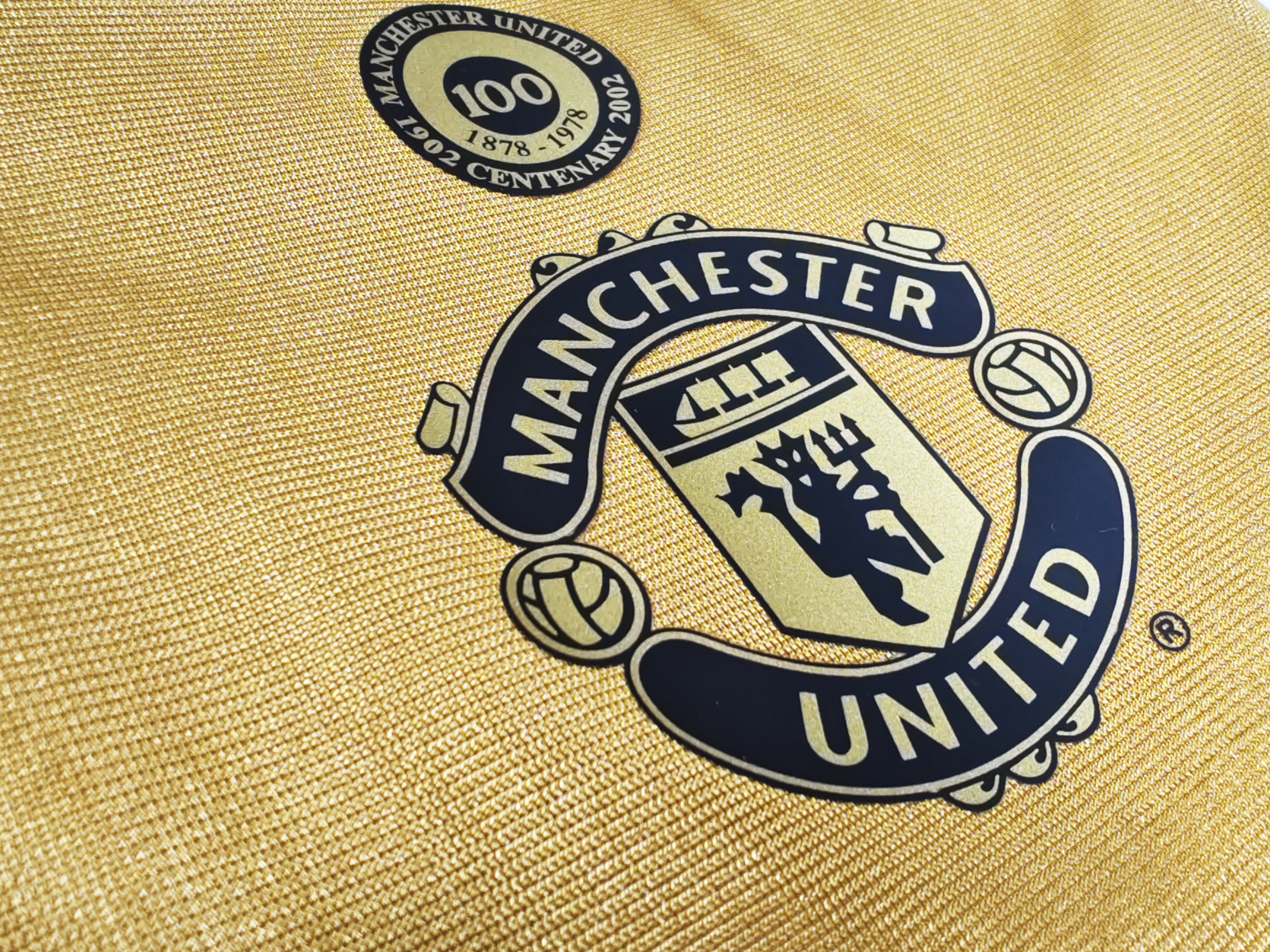 01-02 Manchester United Reversible Centenary Edition  Jersey/01-02 曼联百周年双面长袖复古
