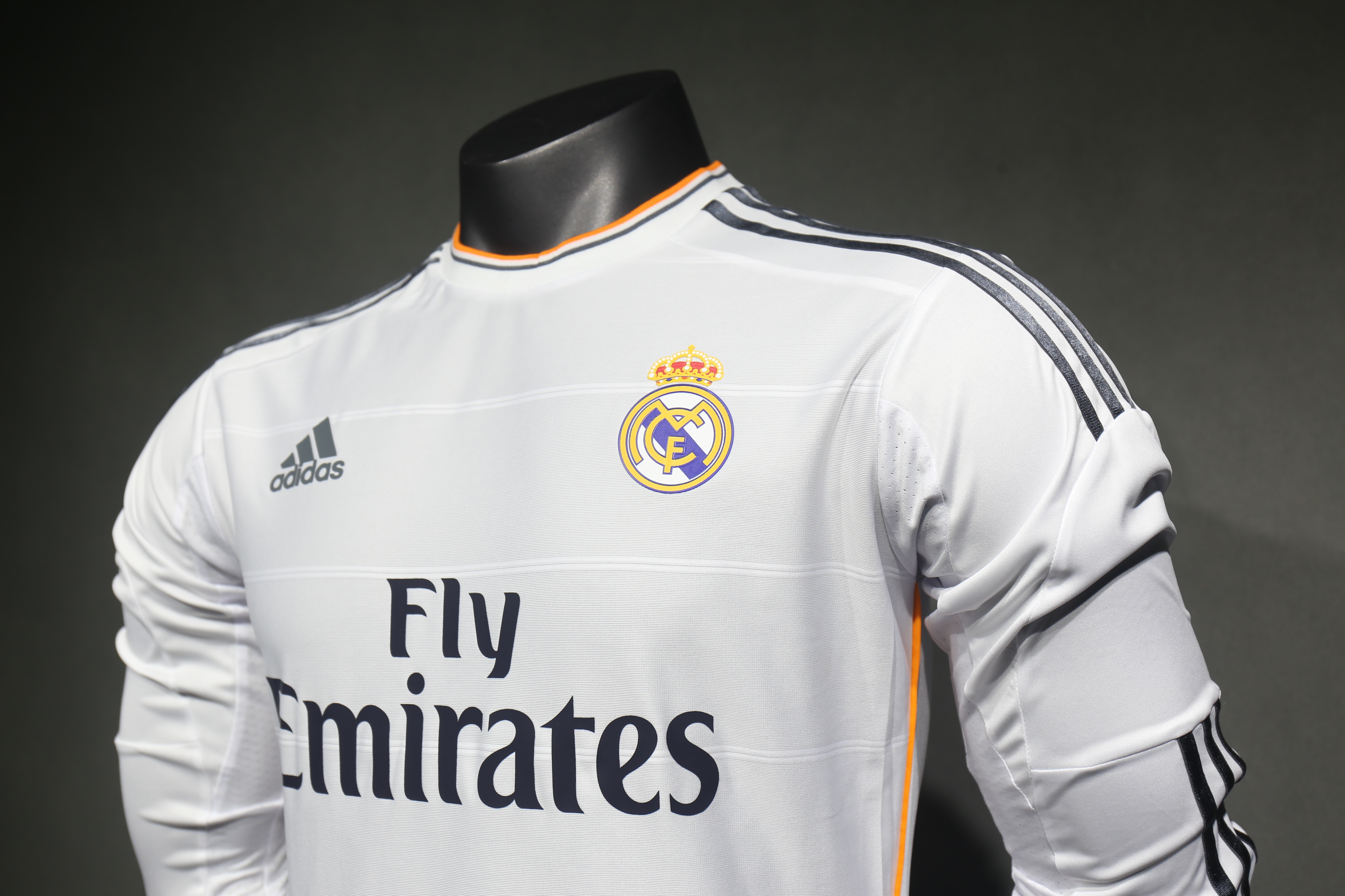 13-14 Real Madrid Home Retro Player Long Sleeve Jersey/13-14皇马主场球员长袖