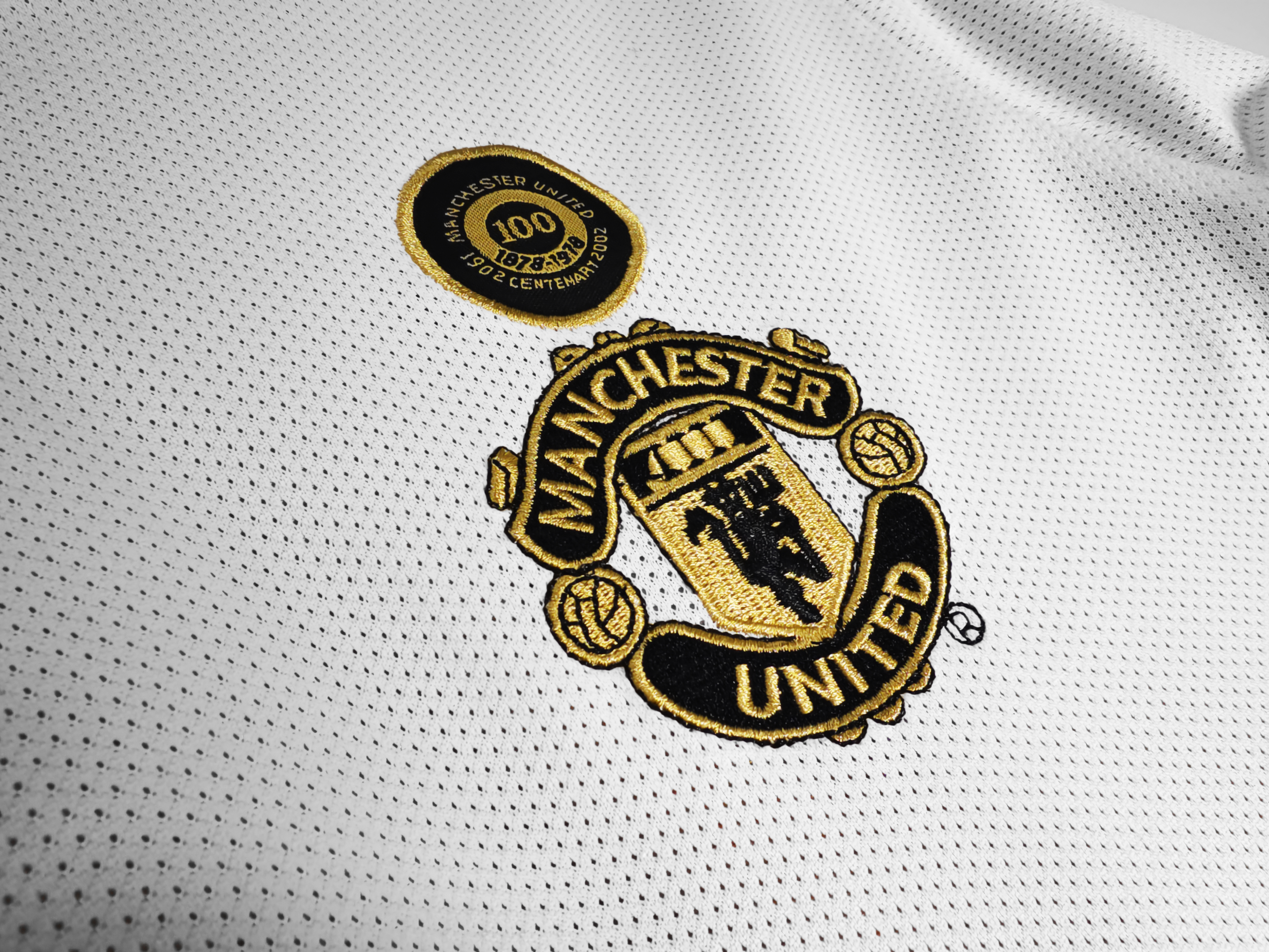 01-02 Manchester United Reversible Centenary Edition  Jersey/01-02 曼联百周年双面长袖复古