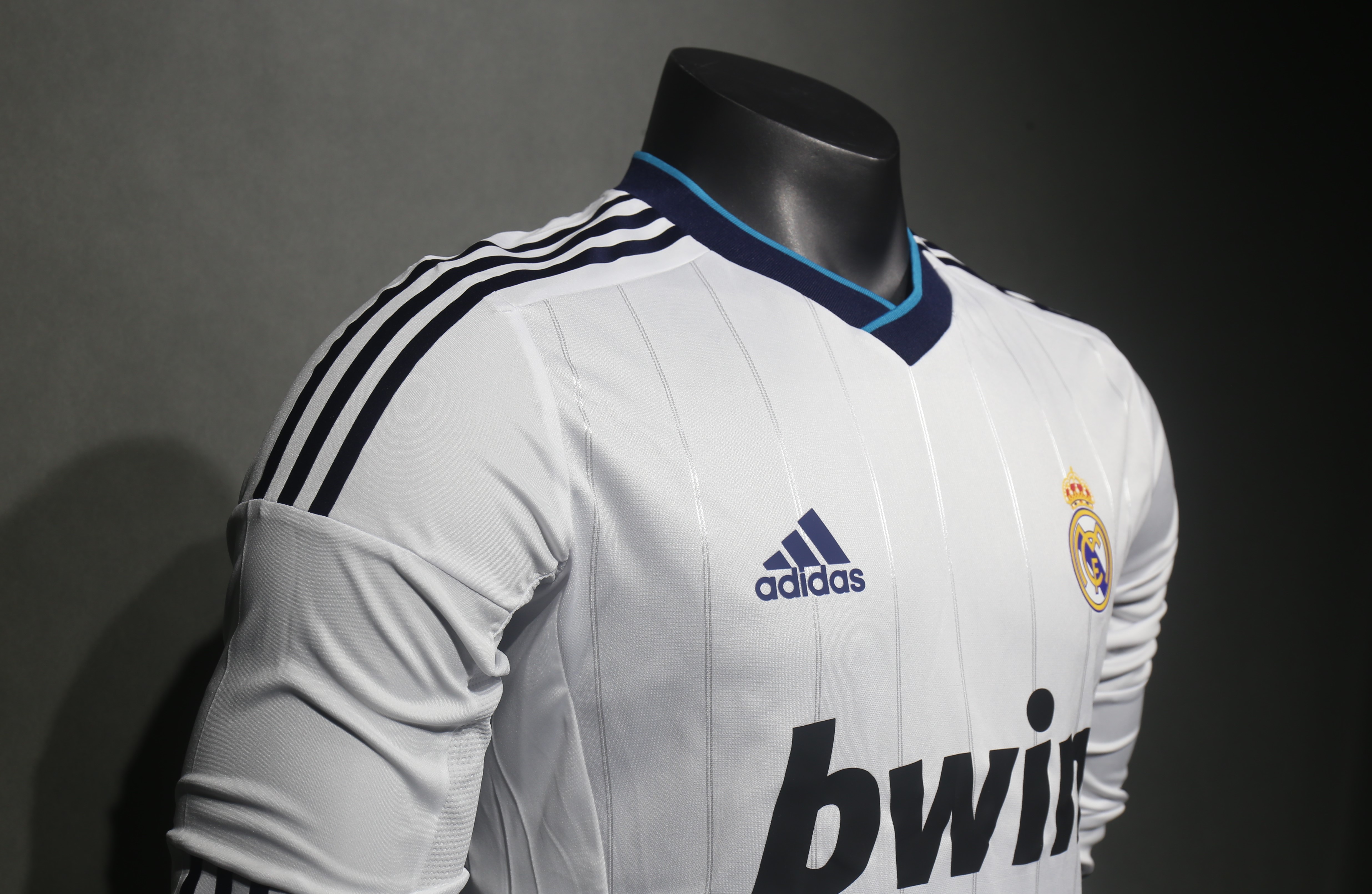 12-13 Real Madrid Home Retro Long Sleeve Player Jersey/12-13 皇马主场长袖,球员版