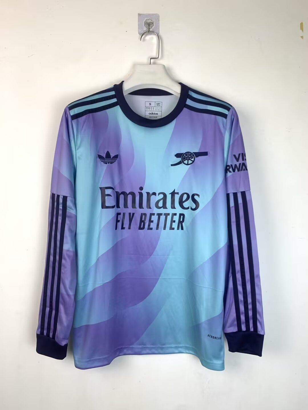 24-25 Arsenal Third Long Sleeve Jersey/24-25阿森纳第二客场长袖