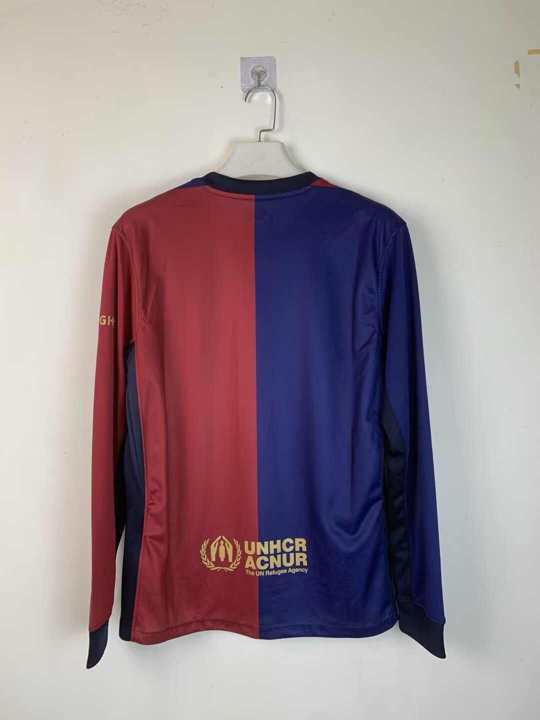 24-25 Barcelona Home Fans Version Long sleeve Jersey/ 24-25巴萨主场长袖（大广告）
