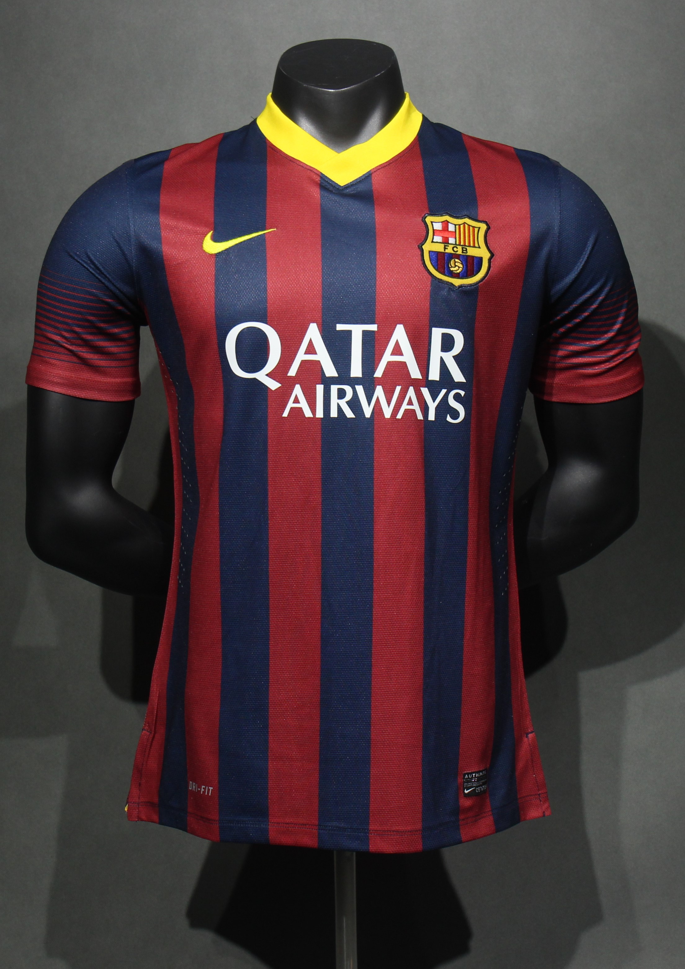 13-14 Barcelona Home Player Retro Jersey/13-14巴萨主场球员