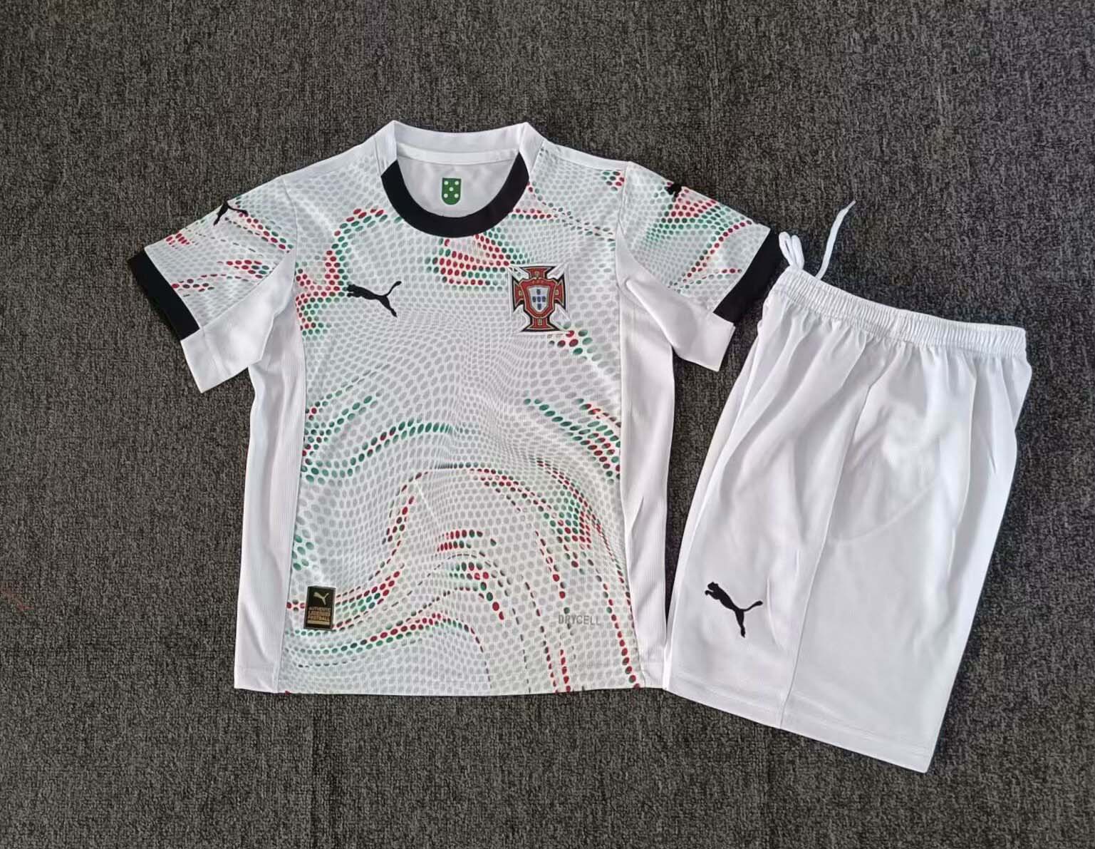 2025 Portugal Away Kid Kit/ 2025 葡萄牙客场童装