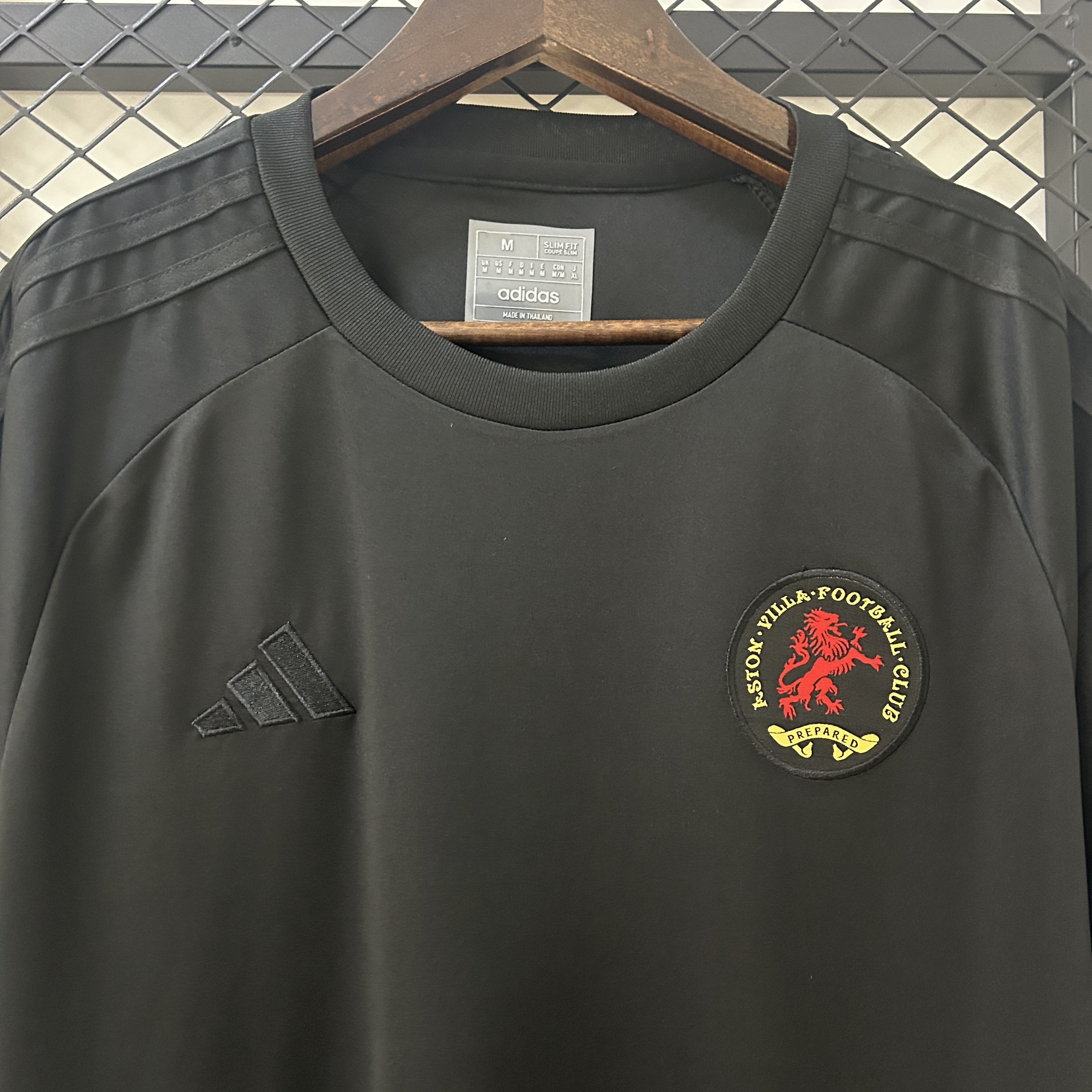 24-25 Aston Villa Black 125 Years Fans Jersey/24-25 阿斯顿维拉125周年
